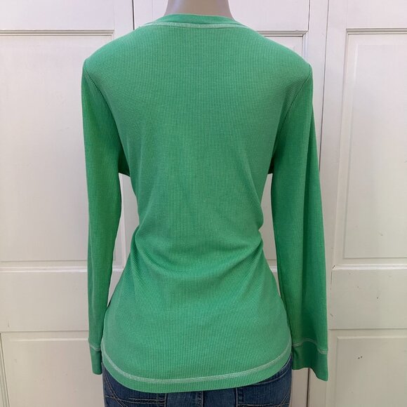 Green Long Sleeve Women's Top - Picture 4 of 5